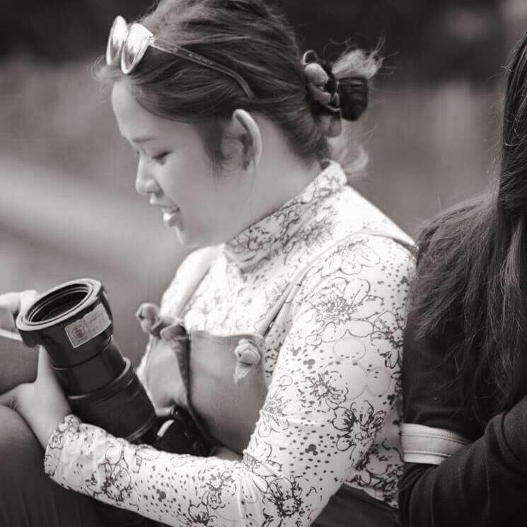 Tiffany with camera